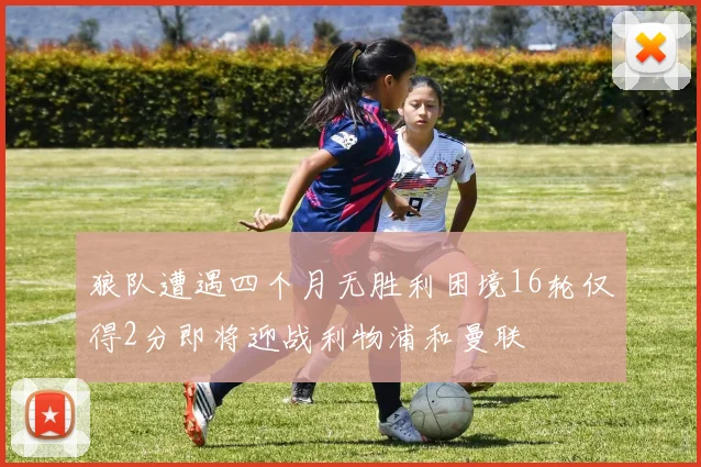 狼队遭遇四个月无胜利困境16轮仅得2分即将迎战利物浦和曼联